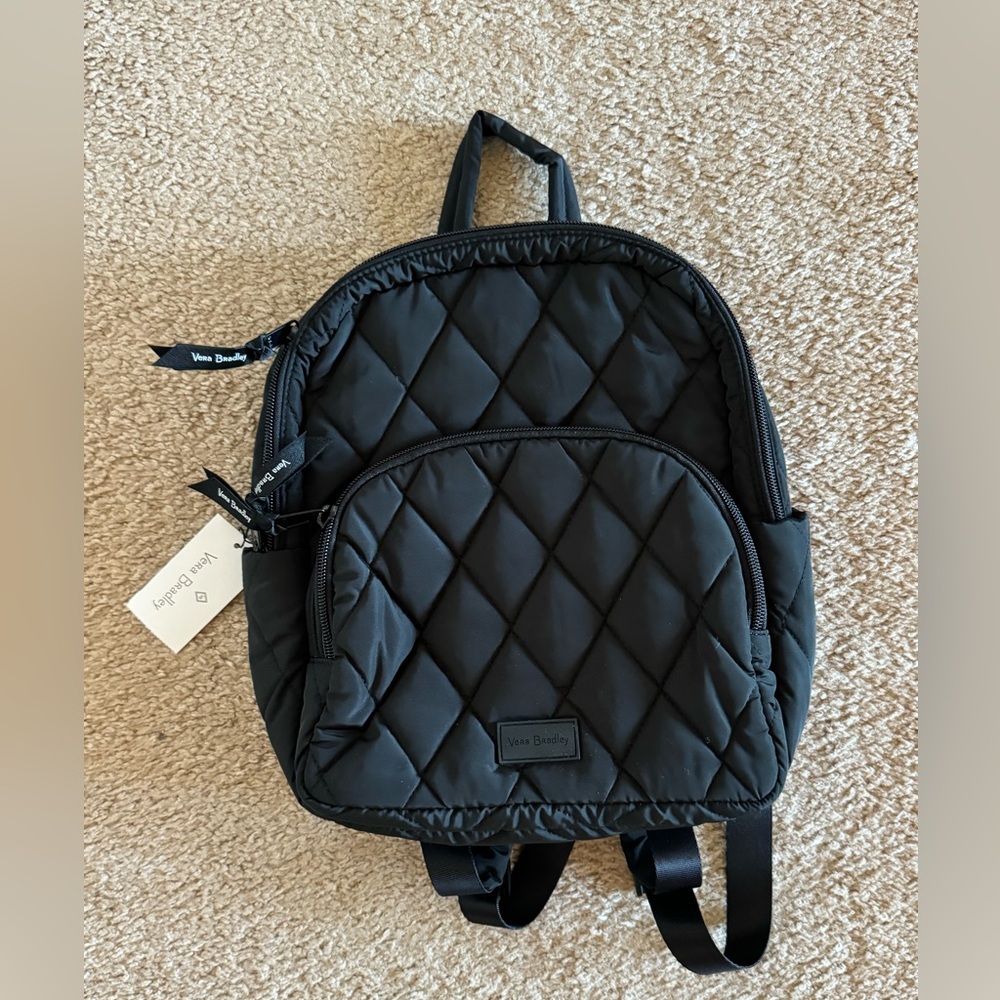 Black Vera Bradley Mini Backpack 🎒